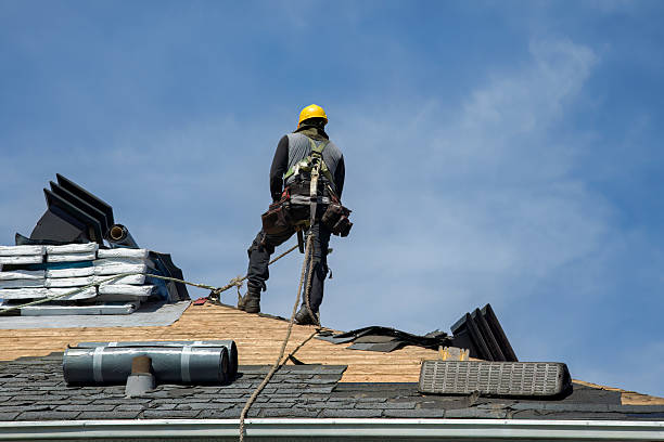Professional Roofing technician working in Coal Township, PA